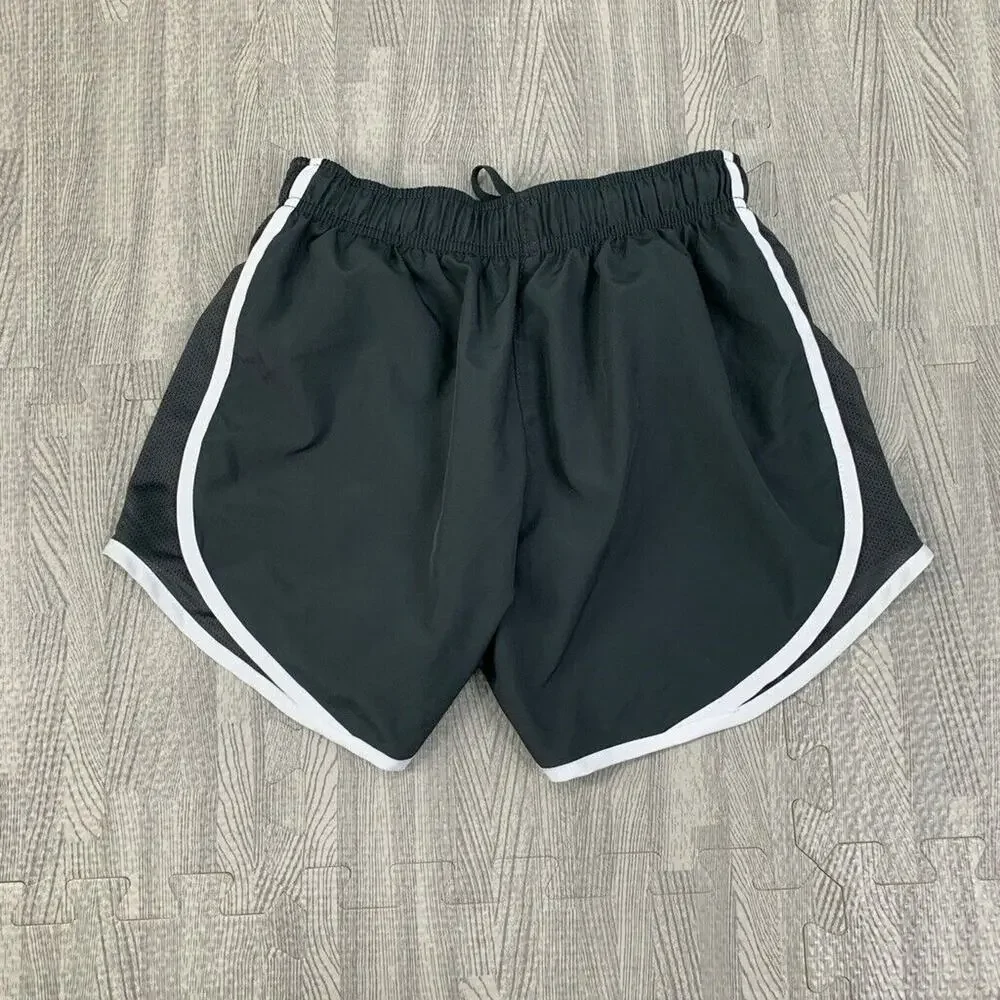 Nike Shorts Womens XS Extra Small Gray White Dri Fit Tempo Inner Lined Running